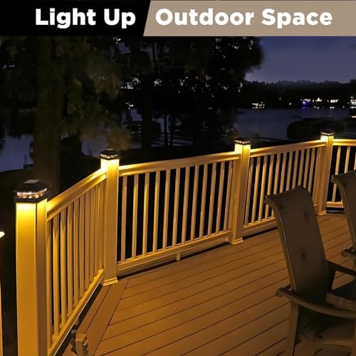 Solar Post Cap Lights Outdoor 20pack (20 Count)