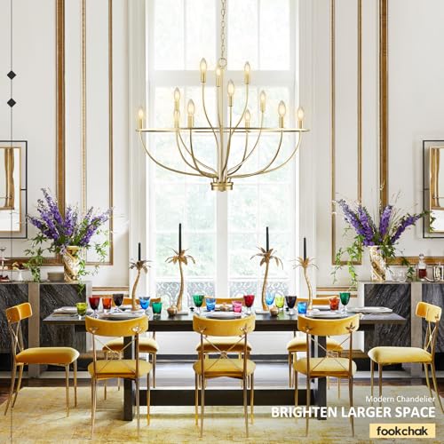Large Gold Chandelier