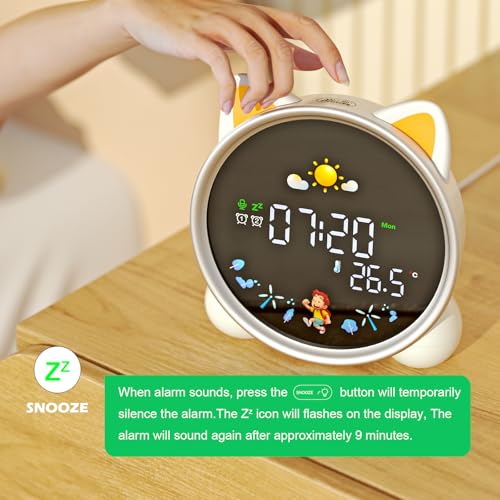 Kids Alarm Clock Night Light
