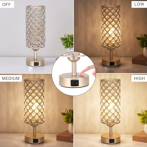 Champagne Gold Bedside Lamp
