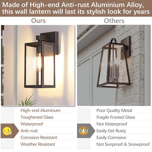 Outdoor Wall Light Fixtures (2 Count)