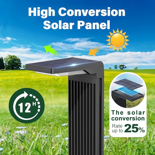 Solar Pathway Lights Outdoor Warm (4 Count)