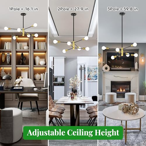 Modern Sputnik Chandeliers for Dining Room