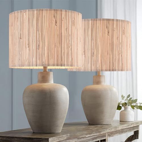 13" Drum Boho Lamp Shades Set of 2 Medium (2 Count)