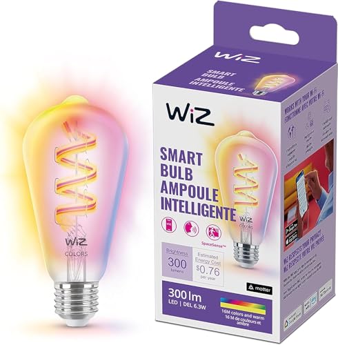 Color ST19 Color Filament LED Smart Bulb