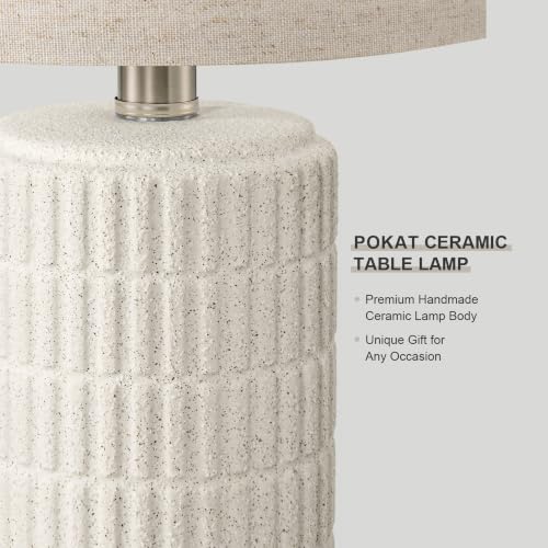 21'' Stone Like Table Lamp with Gift Box