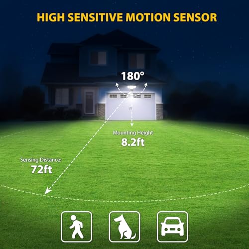 90W Motion Sensor Outdoor Lights