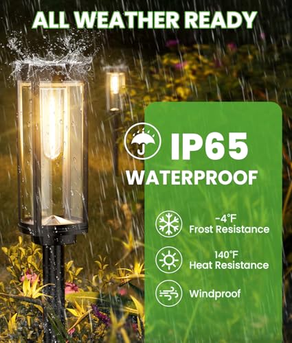 Bright Solar Lights Outdoor 6 Pack (6 Count)