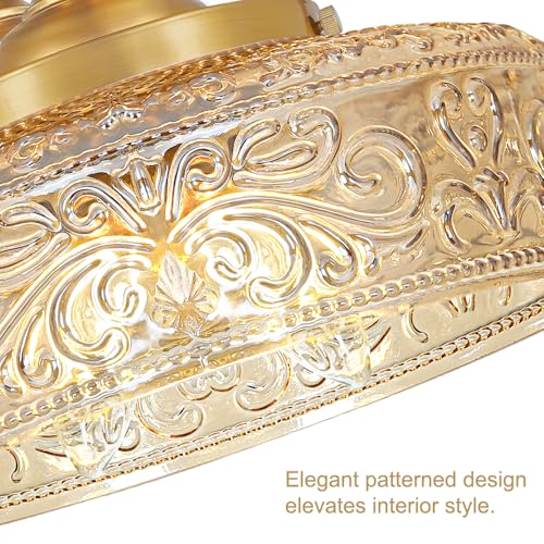 Gold Semi Flush Mount Ceiling Light
