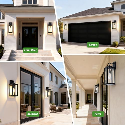 16" Outdoor Wall Lights (2 Count)