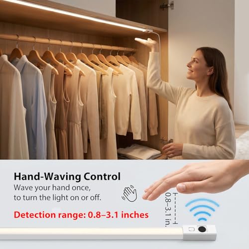 16 inch COB LED Under Cabinet Lighting with Memory Function (16inch-1Pack)