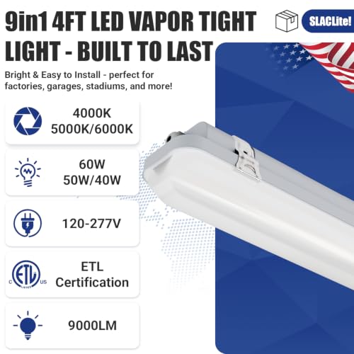 4FT LED Vapor Tight Light 60W