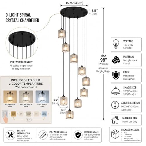 Long Chandeliers for High Ceilings
