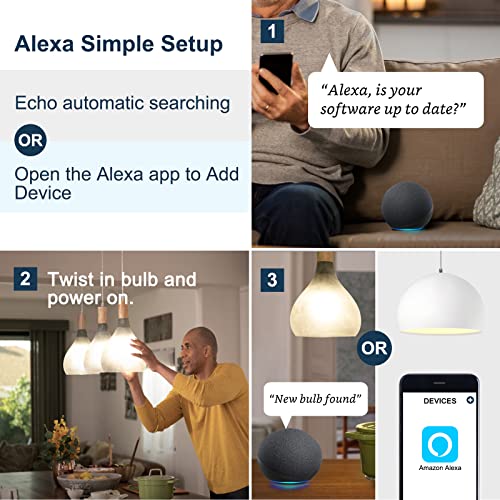 Alexa Light Bulb 75W Equivalent (4 Count)