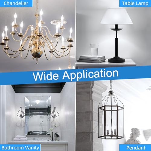 Candelabra Light Bulbs 40 watt Equivalent (24 Count)