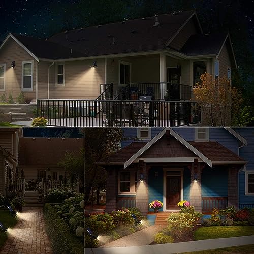 Solar Spot Lights Outdoor Adjustable Spotlights (6 Count)