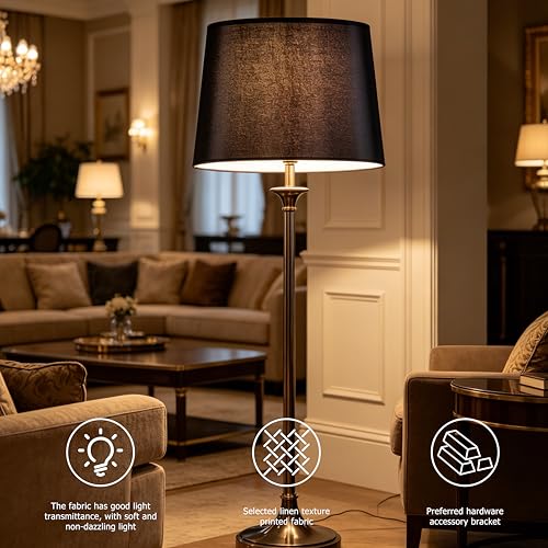 Large Black Lamp Shades for Floor Lamps