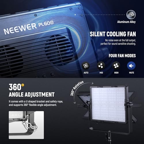 Bi Color LED Panel Video Light APP