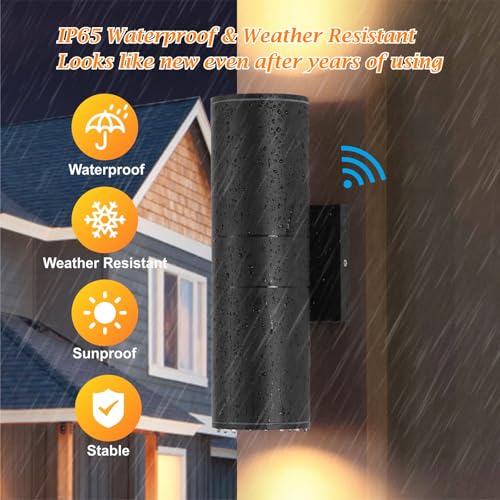 Dusk to Dawn Outdoor Lighting Sensor Wall Lights 4Pack