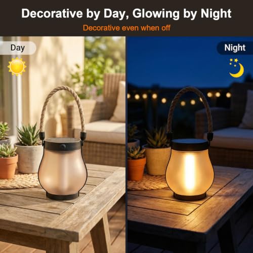 Solar Lanterns Outdoor Waterproof 2 (2 Count)