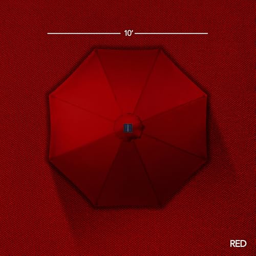 10ft Solar Market Patio Umbrella w