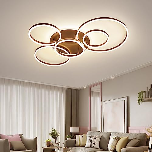 Chaners Ceiling Light LED Ceiling Light Ring Design Lighting Dimmable with Remote Control Lights for Living Room Bedroom Hallway