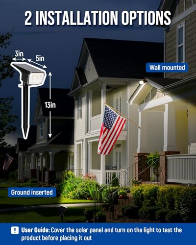 Solar Spot Lights Outdoor Waterproof