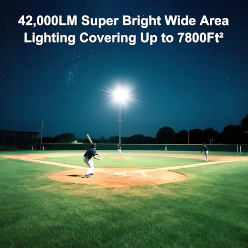 300W LED Stadium Lights 42000LM Outdoor Flood Lighting 6500K