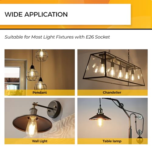 Edison Bulbs Dimmable (18 Count)