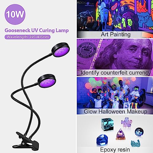 10W USB UV Black Light Dual