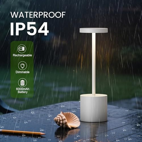 Cordless Table Lamp Rechargeable (2 Count)
