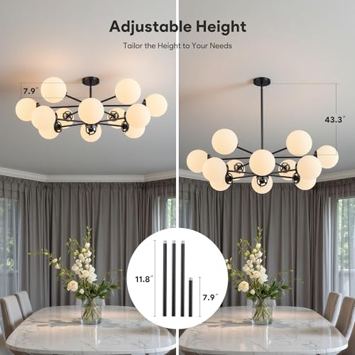 12 Light Sputnik Chandelier