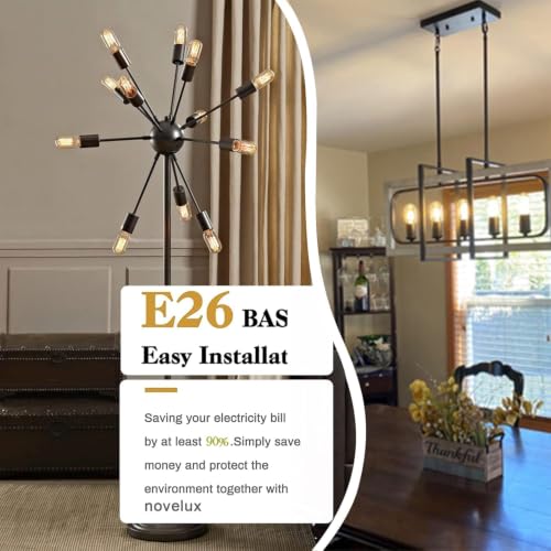 3.2 Inch 2700K Soft White E26 LED Bulb 60 Watt Equal (9 Count)