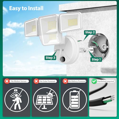 70W Dusk to Dawn Flood Lights Outdoor Lighting