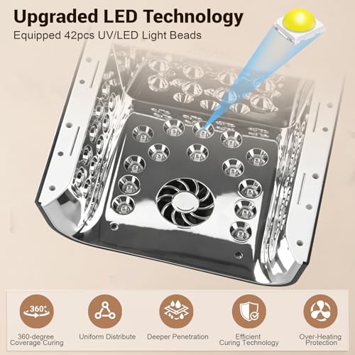 Rechargeable UV LED Nail Lamp Cordless