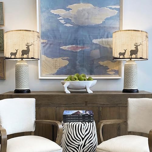 Medium Lamp Shades Set of 2 Drum