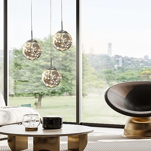 Pendant Lights Modern Crystal Chandeliers Hanging Light Fixture for Kitchen Island Sphere Pendant Light