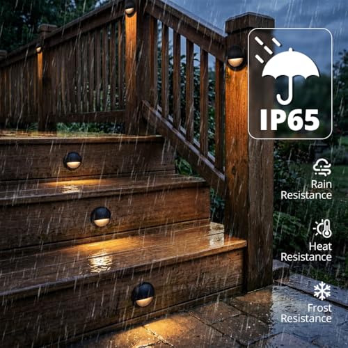 6 Pack Outdoor Low Voltage LED Deck Post Lights (6 Count)