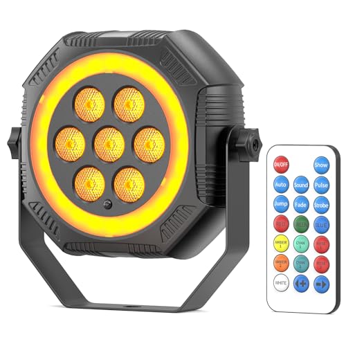 Battery Powered Uplights Mini RGB LED Stage Lights