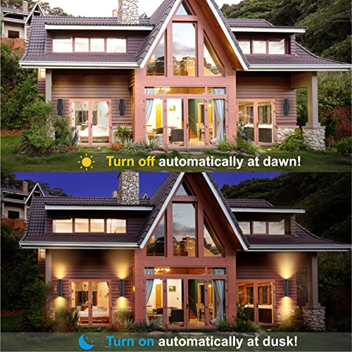 Dusk to Dawn Outdoor Lighting Sensor Wall Lights 1 Pack