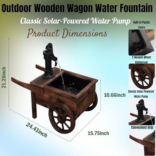 NestNature Solar Water Fountain
