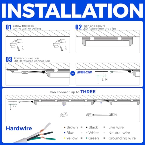 T8 LED Shop Lights 8FT (12 Count)