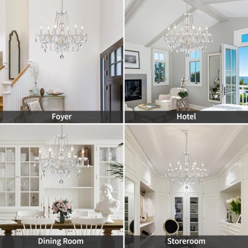 Modern Contemporary K9 Crystal Glass Chandelier Pendant Ceiling Lighting Fixture