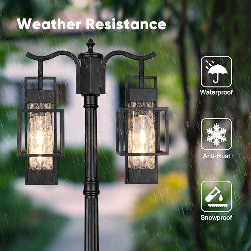 Modern Outdoor Lamp Post Light 2