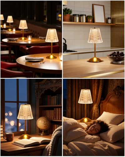 4 Pack Rechargeable Cordless Table Lamp (4 Count)
