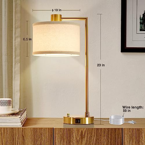 Gold Table Lamp Set of 2 (2 Count)