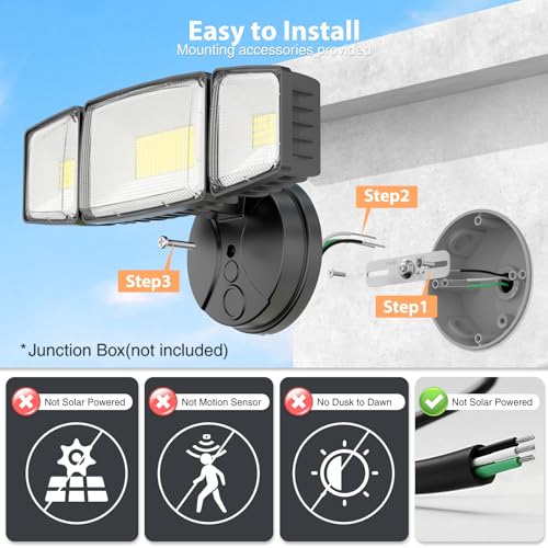100W 11000LM Flood Lights Outdoor