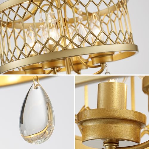 Crystal Ceiling Light Fixture
