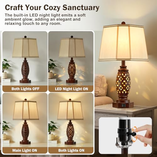 Bedside Lamps Set of 2 (2 Count)