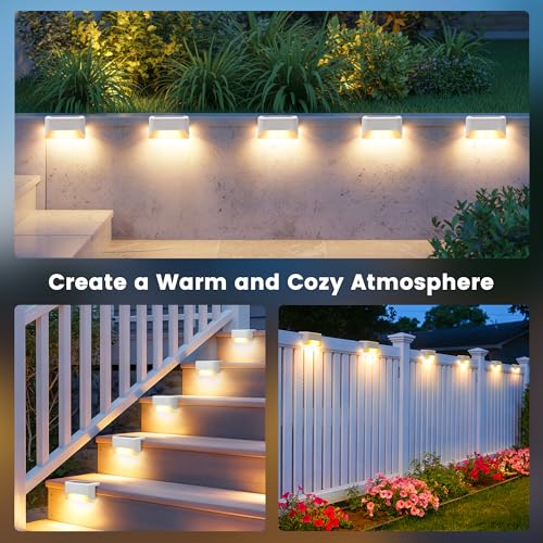 Solar Deck Lights Outdoor (16 Count)